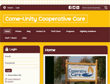 Tablet Screenshot of come-unity.org